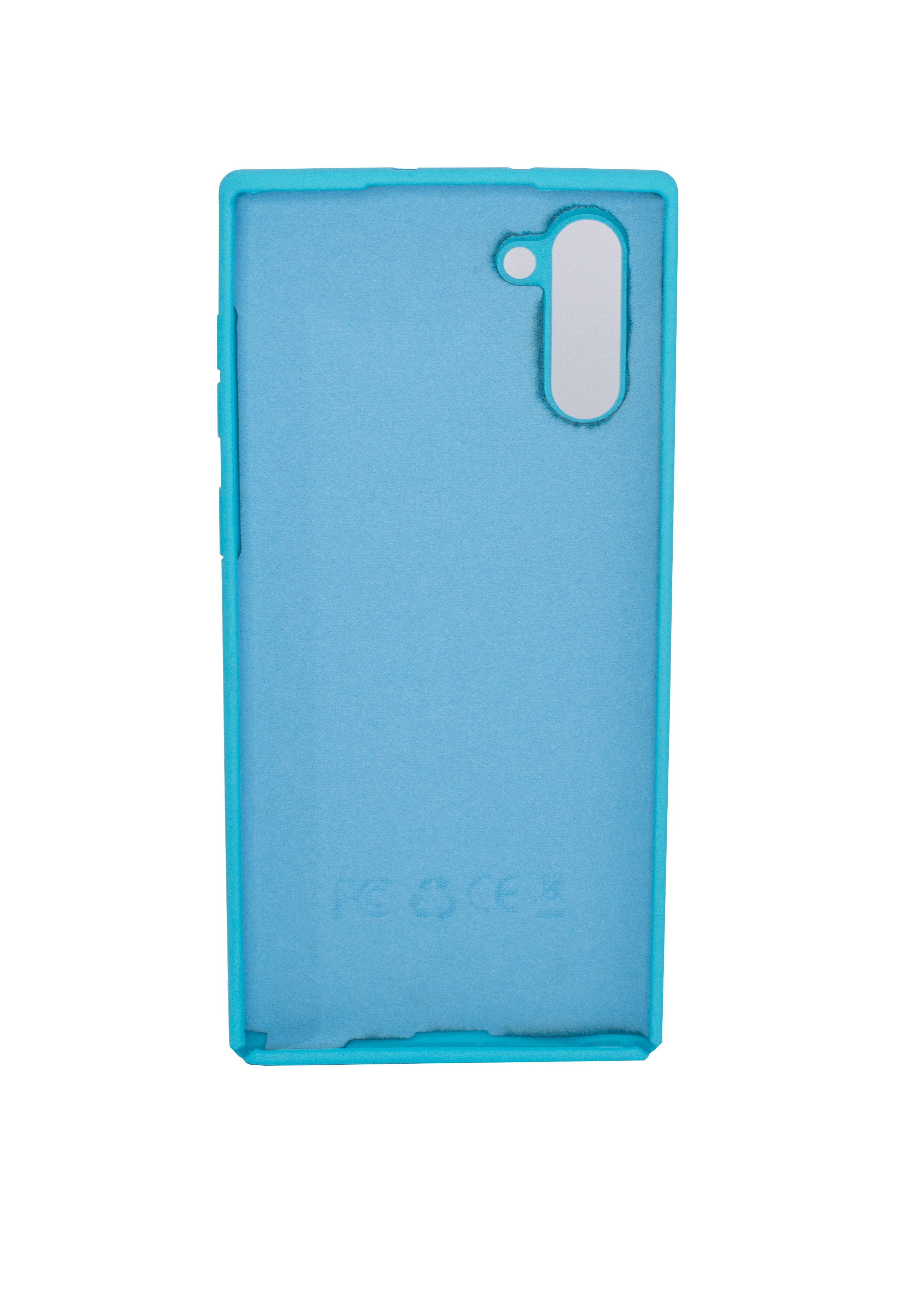 Protectores para celular  para Samsung  Note 10 Funda de silicona con felpa Celeste